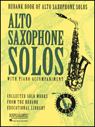 Rubank Book of Alto Saxophone Solos Easy Level-P.O.P. cover